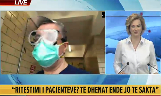 “TË MBULUAR NGA KOKA TEK KËMBËT”/ Mjeku shqiptar në SHBA tregon veshjen anti-COVID: Vendosim dy palë maska dhe doreza