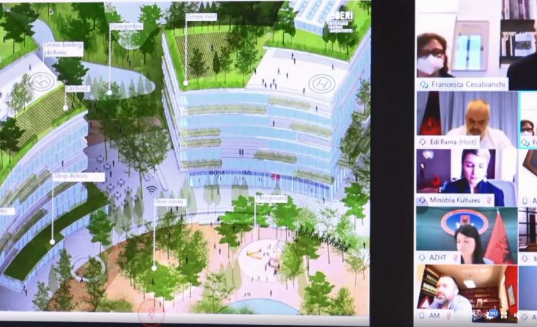 NDËRTIMI PAS TËRMETIT/ Arkitekti italian prezanton planin lagjes së re në Tiranë: Kryefjalë gjelbërimi