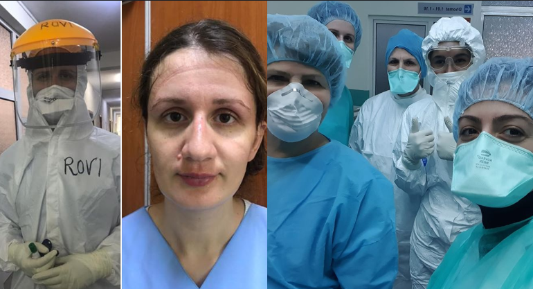 DITA BOTËRORE E INFERMIERËVE/ Këta janë heronjtë tanë të palodhur gjatë koronavirusit (FOTO)