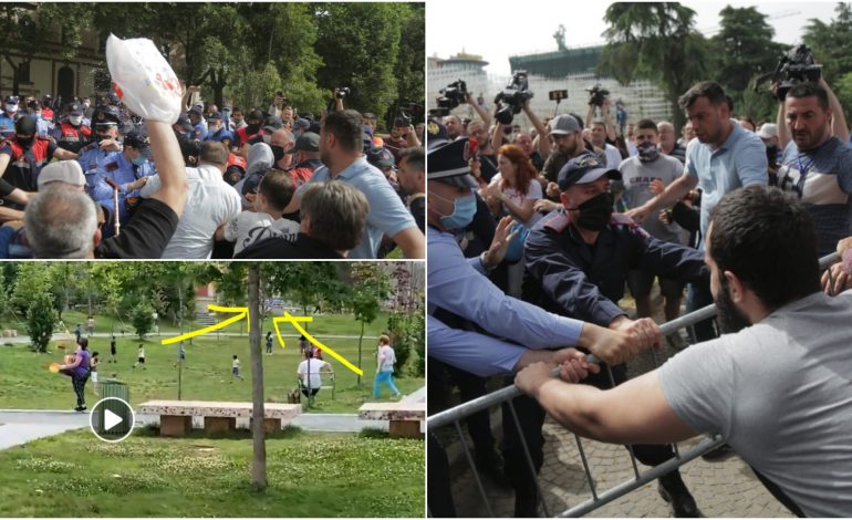 “E DIELA NË TIRANË”/ Rama publikon pamjet e anës tjetër, çfarë ndodh larg shembjes së Teatrit Kombëtar (VIDEO)