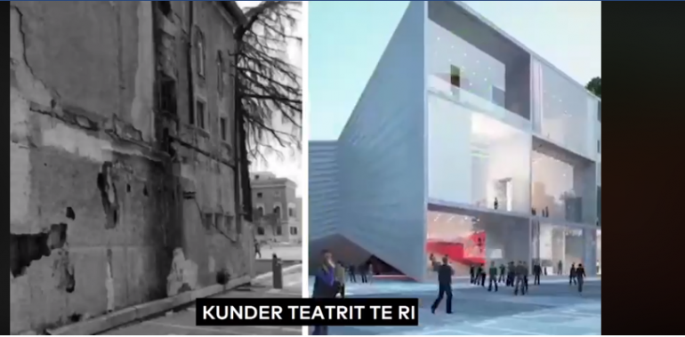 SHEMBET TEATRI KOMBËTAR/ Vjen reagimi i parë nga Rama: Tiranën nuk e ndalni dot (VIDEO)