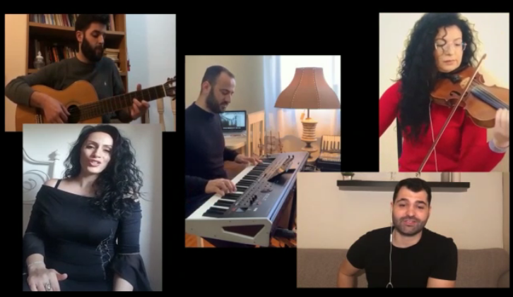 KORONAVIRUSI/ “Do të jemi bashkë ne të dy” nga artistët shkodranë, si mesazh shprese për të ardhmen (VIDEO)
