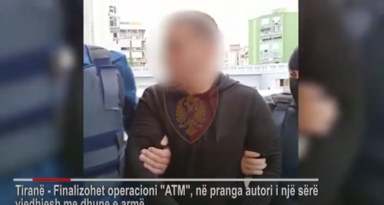 OPERACIONI ”ATM”/ Zbardhen 15 vjedhje bankash, argjendarish e karburantesh, në pranga autori nga Fushë-Kruja (EMRI)