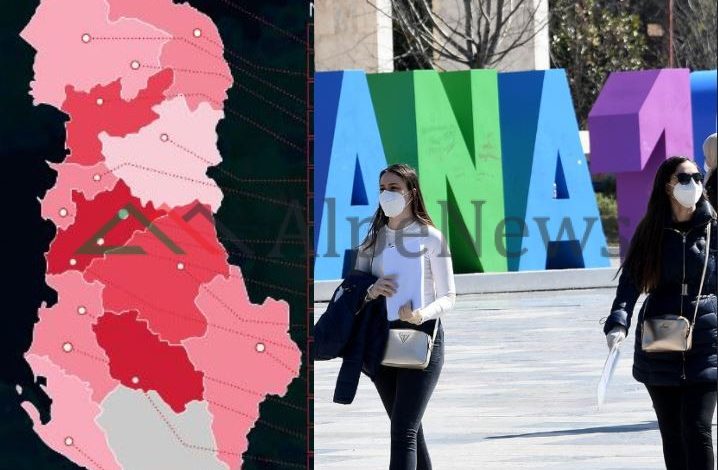 SHPËRNDARJA E COVID-19/ Cilat janë BASHKITË e Shqipërisë nuk kanë ASNJË rast të shënuar me koronavirus (DETAJET)