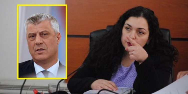“JU I KENI SHËRBYER SERBISË”/ Vjosa Osmani “i përvishet” Thaçit: Gjarpër që tenton të kafshojë nderin e familjes time