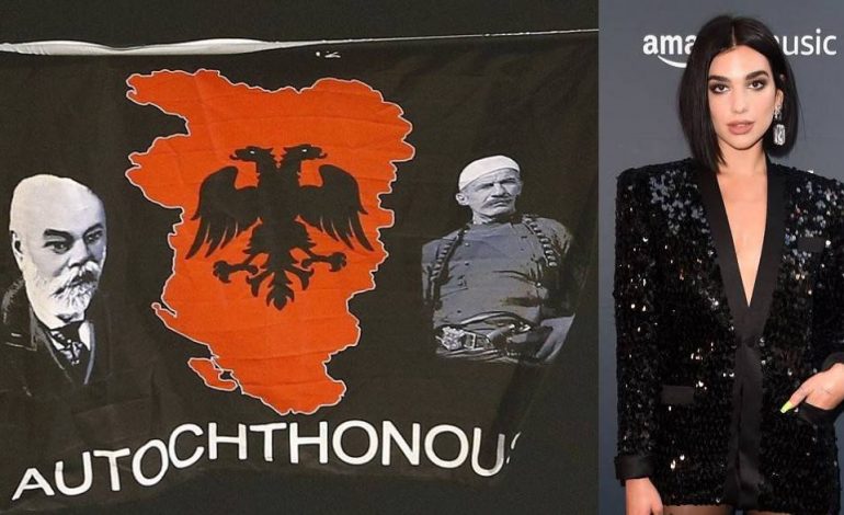 “AUTOCHTHONOUS”/ Postimi i Dua Lipës që po bën xhiron e botës, “BBC” dhe “DailyMail”: Flamuri përfaqëson Shqipërinë e madhe. Serbia dhe Rusia…