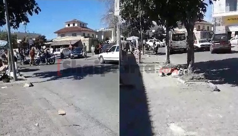 “BENZ-I” PËRPLAS MOTORIN TE URA E SHKUMBINIT/ Dërgohet me urgjencë në spital 45-vjeçari
