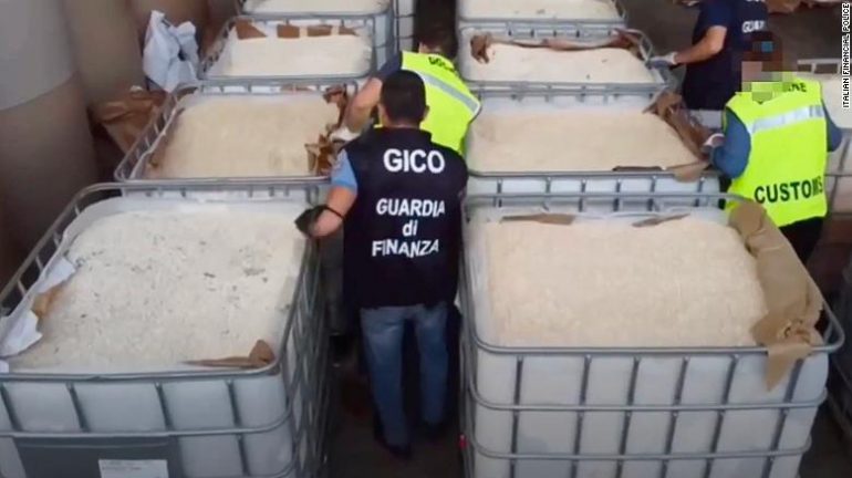 “DROGA E XHIHADISTËVE”/ Policia italiane sekuestron 14 ton amfetaminë që vinte nga Siria