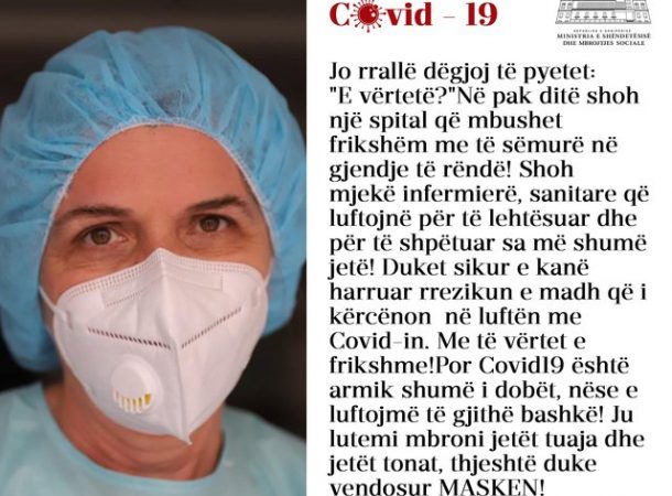 “E KANË HARRUAR RREZIKUN E MADH…”/ Mjekja e Covid-2 jep mesazhin e fortë: E frikshme, në pak ditë spitali u mbush plot me të sëmurë rëndë