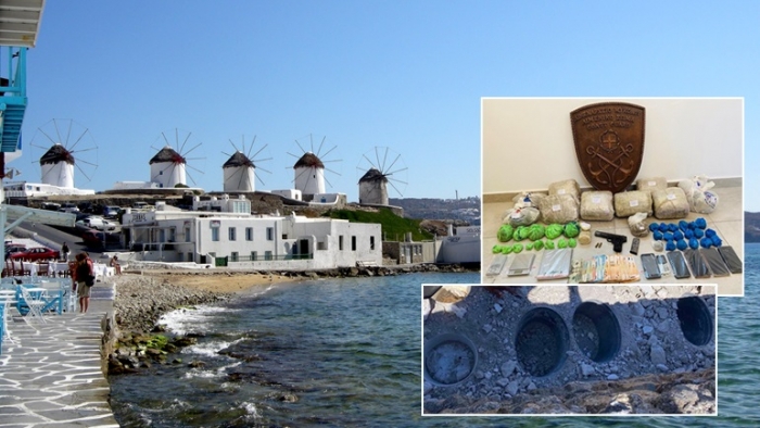 KTHYEN ISHULLIN E MYKONOS NË VEND “SEKRET” PËR TË FSHEHUR DROGË/ Çfarë nodhi me 5 shqiptarët në Greqi (DETAJET)
