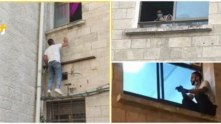 RRËNQETHËSE/ Momenti kur i riu gjitet në dritaren e dhomës së spitalit për t’i dhënë lamtumirën të ëmës