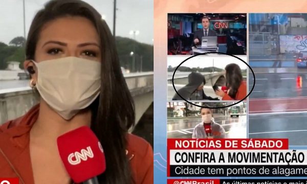 VIDEOLAJM/ Momenti kur gazetarja plaçkitet gjatë transmetimit “LIVE”