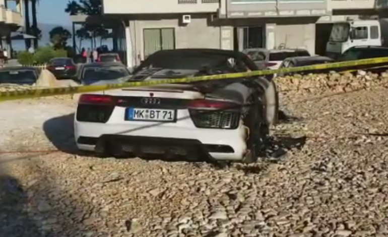 DIGJET AUTOMJETI SUPER LUKSOZ NË VLORË/ Pronari kishte ardhur pak ditë më parë nga Gjermania (VIDEO)