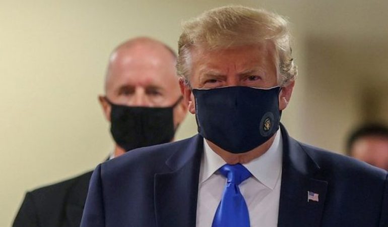 “DORËZOHET” TRUMP/ Vendos maskën gjatë një vizite në spital
