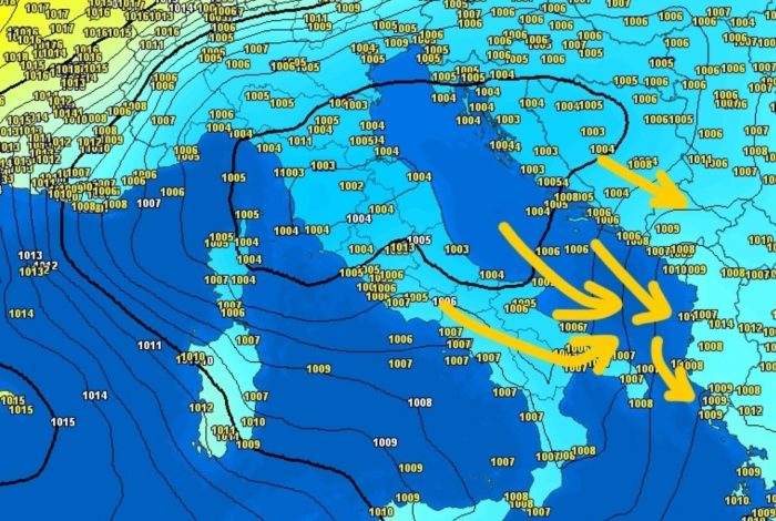 MASË E FUQISHME E FTOHTË AJRORE/ Po afron cikloni që solli dëborë në Itali, nga nesër pritet të…