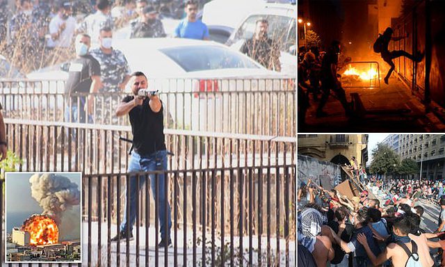 KAOS NË BEJRUT/ Truproja i politikanit kapet duke shtënë me armë ndaj protestuesve (FOTOT)