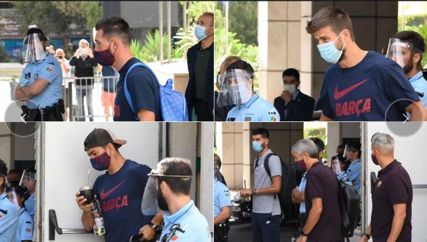 DRAMA NË CHAMPIONS/ Momenti kur lojtarët e Barcelonës lënë Lisbonën. I vetmi që buzëqesh është… (PAMJET)