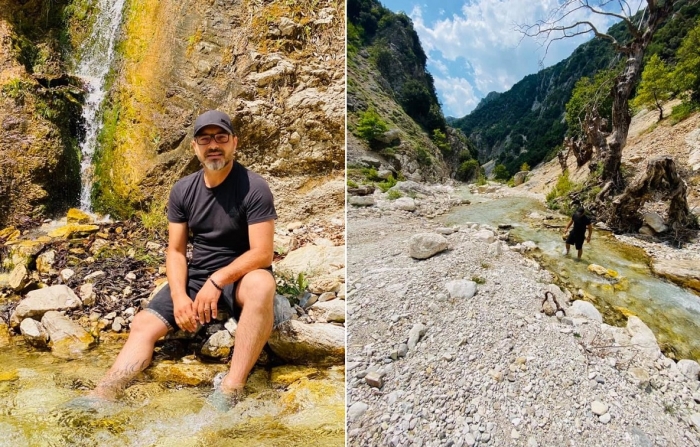 PËRGATITET TË MARRË DREJTËSINË E VONUAR/ Saimir Tahiri “shkel” me këmbë shtigjet mes natyrës së ashpër në Tepelenë (FOTO)