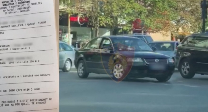 “NXITIMI PËR…”/ Policia tregon me video “vesin” më të keq të shoferëve të padisiplinuar në Tiranë dhe si e pësojnë me gjoba