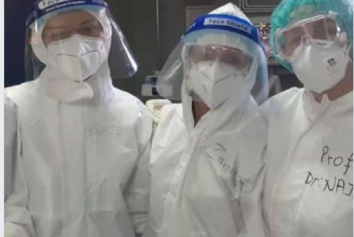 “DUHET TË LODHESH PËR T’U RRËMBYER NJË FOTO”/ Najada Çomo me ekipin e Terapisë Intensive brenda Infektivit