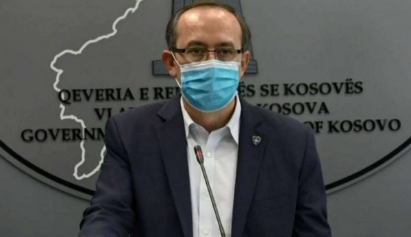 REZULTOI NEGATIV/ Kryeministri i Kosovës Hoti ‘mund’ COVID-19 e rikthehet në zyr
