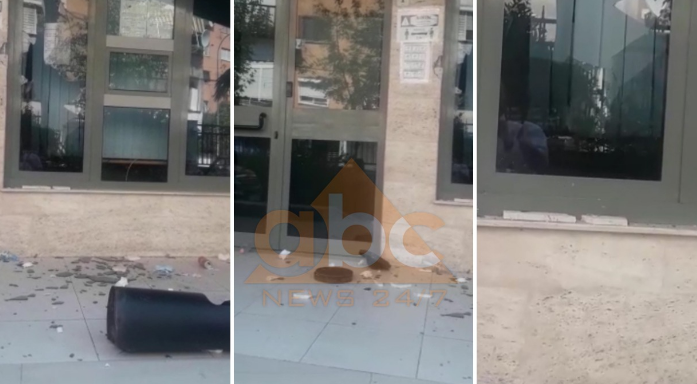 INCIDENT NË PROKURORINË E TIRANËS/ Një qytetar thyen xhamin (VIDEO)
