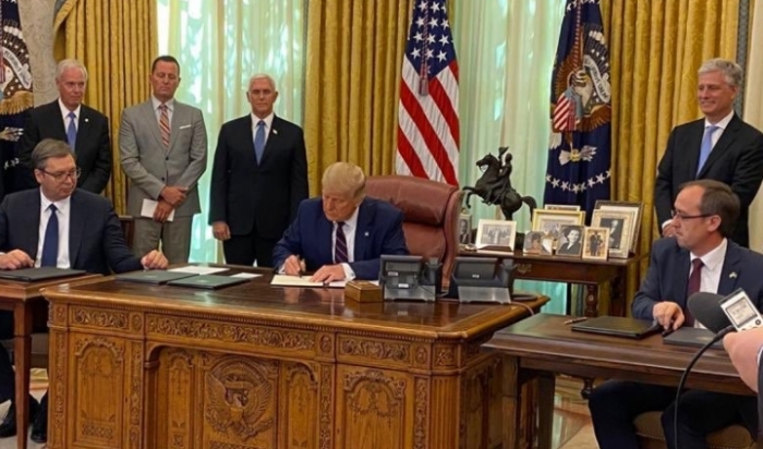 PAS NËNSHKRIMIT TË MARRËVESHJES/ Trump paralajmëron vizitë në Kosovë