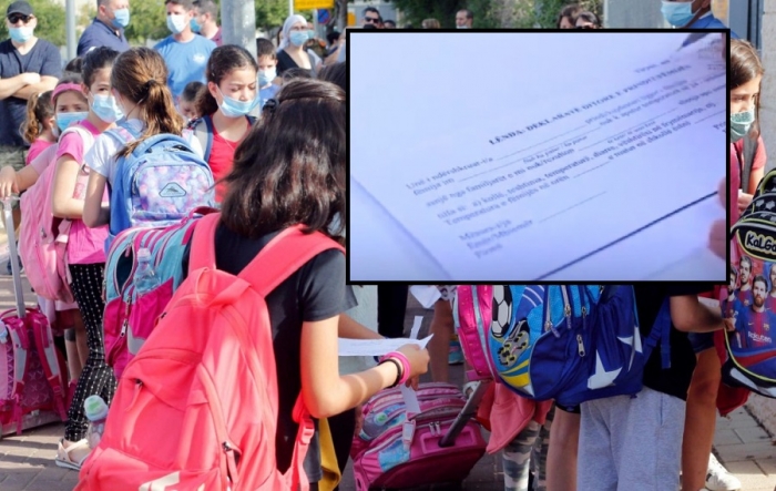 ZBARDHET UDHËZIMI/ Prindërit plotësojnë nesër formularin e vetëdeklarimit, para se të çojnë fëmijën në shkollë