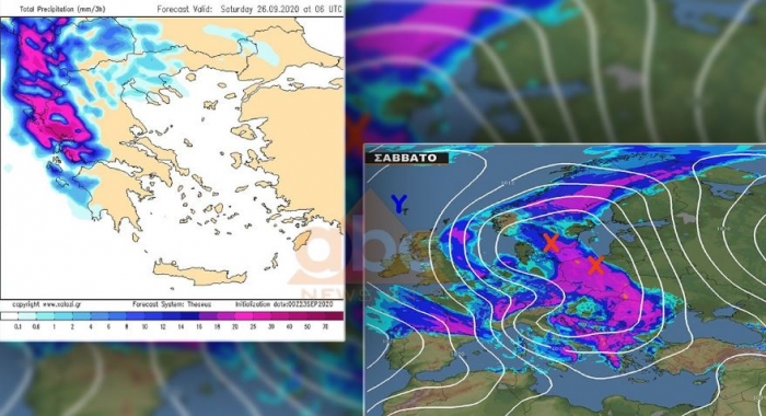 RRUFE DHE…/ Meteorologu grek paralajmëron Shqipërinë: Ja çfarë FURTUNE ju pret të premten dhe të shtunën