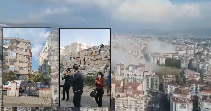 PAMJE TË FRIKSHME/ Shikoni si shkundet toka nga tërmeti i fuqishëm mes Greqisë dhe Turqisë (VIDEO)