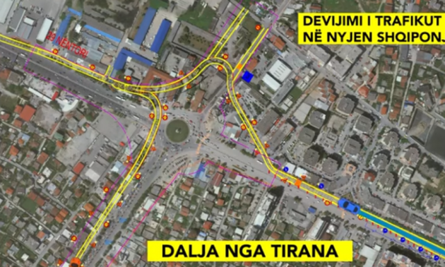 BLLOKIMI I RRETHRROTULLIMIT TEK “SHQIPONJAT”/ Ja zgjidhja për të shmangur trafikun