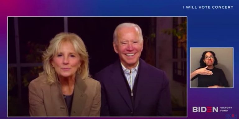NDODH EDHE KJO/ Joe Biden ngatërron Trump me George Bush, bashkëshortja e korrigjon live (VIDEO)