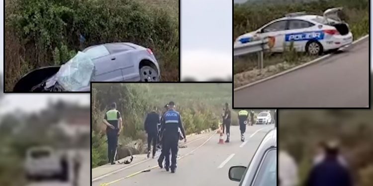 TENTUAN T’I ARRATISEN POLICISË ME “AUDI-N” E VJEDHUR/ Arrestohet autori në spital pas aksidentit me vdekje në Thumanë