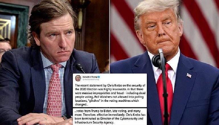 MOHOI MANIPULIMIN E VOTAVE/ Trump shkarkon drejtorin e Agjencisë për Sigurinë e zgjedhjeve, Christopher Krebs