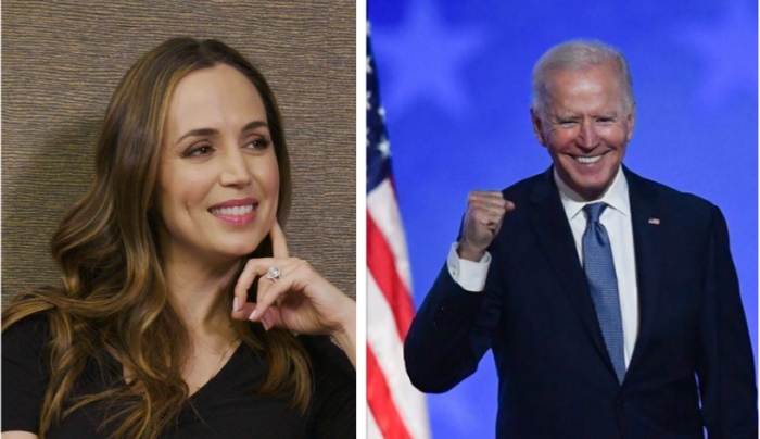 NUK E FSHEH/ Aktorja e njohur Eliza Dushku e lumtur për FITOREN e mundshme të Biden, ja POSTIMI