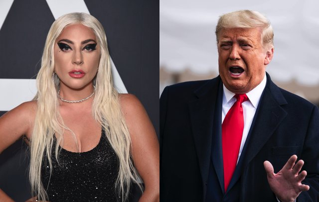 BËRI THIRRJE PËR TË VOTUAR BIDEN/ Donald Trump kërcënon Lady Gaga-n: Di gjëra për ty…