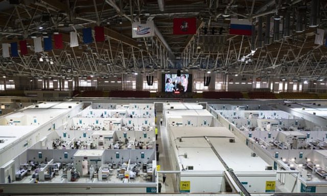 REKORD INFEKTIMESH NGA COVID-19/ Rusia kthen Pallatin e Akullit në spital të hapur