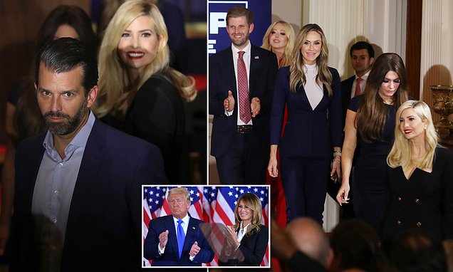 TË SIGURT PËR FITOREN? Të qeshur dhe në festë, familja Trump është gati për rizgjedhjen në krye të SHBA-së