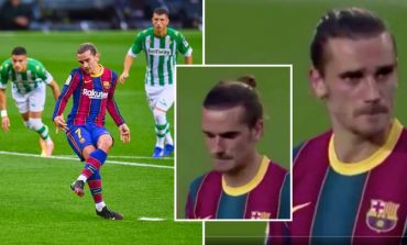 PO BËHET VIRALE/ Griezmann në gjendje dëshpëruese te Barcelona, gati sa nuk qan në fushë (VIDEO)