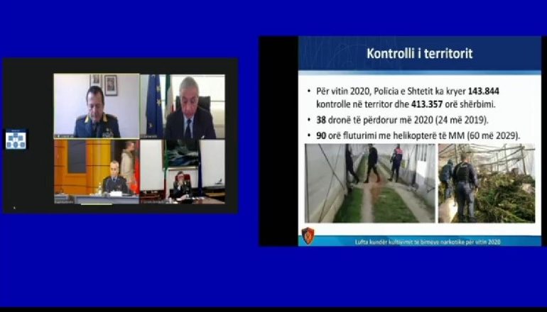 “SHQIPËRIA PA KANABIS”/ Veliu bën bilancin: 37% lëndë narkotike më pak drejt Italisë në 2020. 17 punonjës në hetim, 3 janë përjashtuar