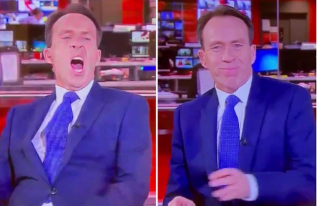 I NDODH E PAPRITURA/ Turpërohet keq gazetari i BBC, nuk e dinte që ishte në transmetim LIVE (VIDEO)