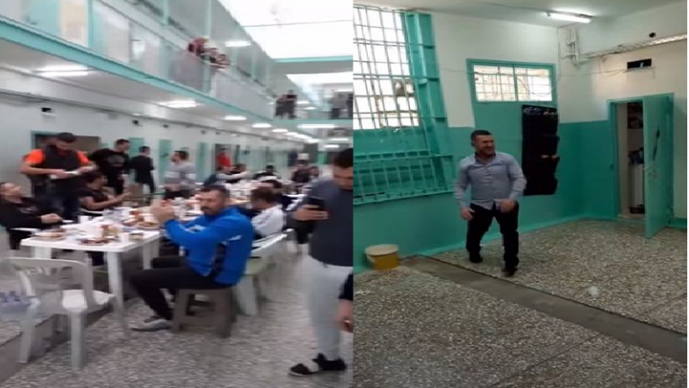 MUZIKË, KËRCIM E ALKOOL/ Të burgosurit shqiptarë “harbojnë” në burgjet greke për Krishtlindje (VIDEO)
