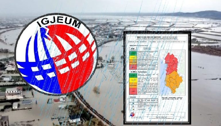 RESHJET/ IGJEUM paralajmëron për nesër: Drini, Buna dhe Vjosa janë rrezik për përmbytje