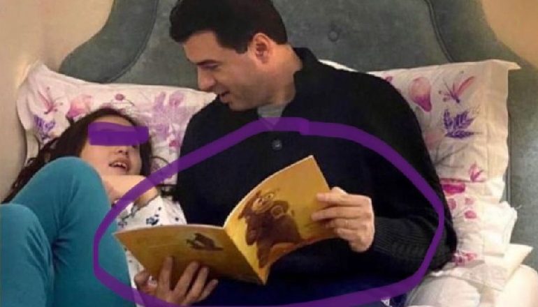 IRONIZON LULZIM BASHËN/ Braçe: Lexon “Ariun Masha”. Po të ishte libër pa figura do e zinte gjumi atë, para fëmijës