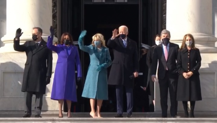 SHBA/ Nis ceremonia e inagurimit në Kapitol, Joe Biden do të betohet si president i SHBA: Jilly…Te dua (VIDEO)