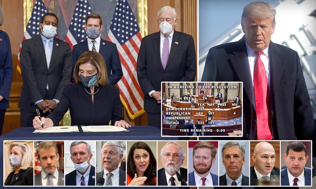 DALIN EMRAT/ Këta janë 10 republikanët që votuan pro shkarkimit të Trump