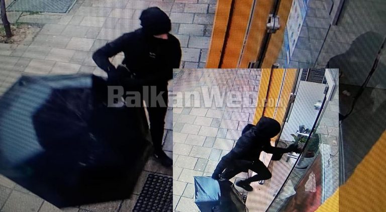 GRABITI 17 MIJË LEKË TË REJA/ Ja momenti kur hajduti hyn në nstitucionin financiar “Kredo.al“ (FOTOT)