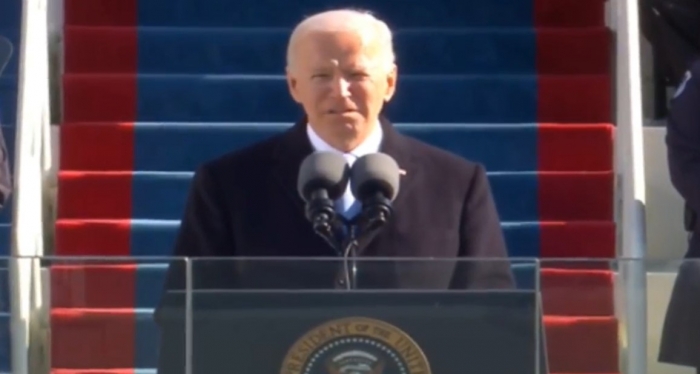 PAS BETIMIT/ Fjalimi i PARË i Biden si President: Themelet e vendit u goditën nga dhuna, por sot mbizotëron Demokracia! Do bashkojmë Amerikën