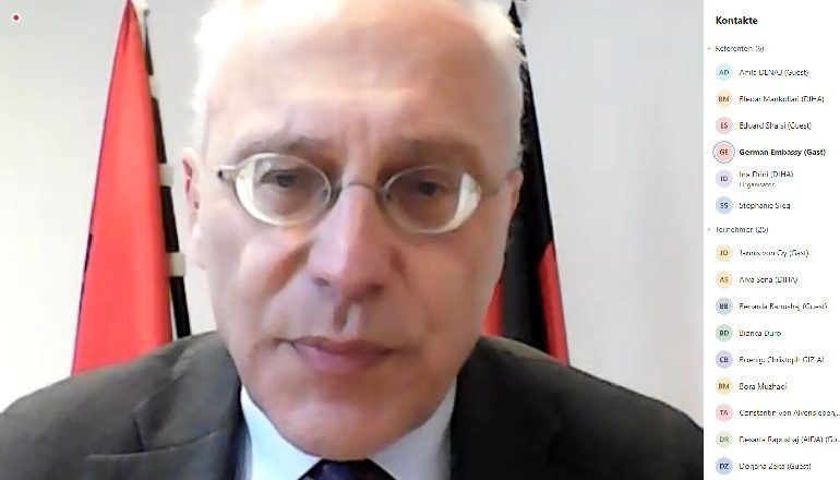 INVESTIMET E HUAJA/ Ambasadori Zingraf: Gjermania qëndron në krah të Shqipërisë në kohëra të vështira, vijimi i Reformës në Drejtësi thelbësore