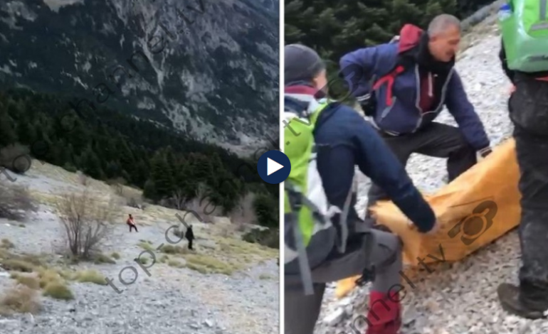 20 ALPINISTËT TË BLLOKUAR NË MALIN E MURAGËS/ Momenti kur mundohen të transportojnë të plagosurin (VIDEO)
